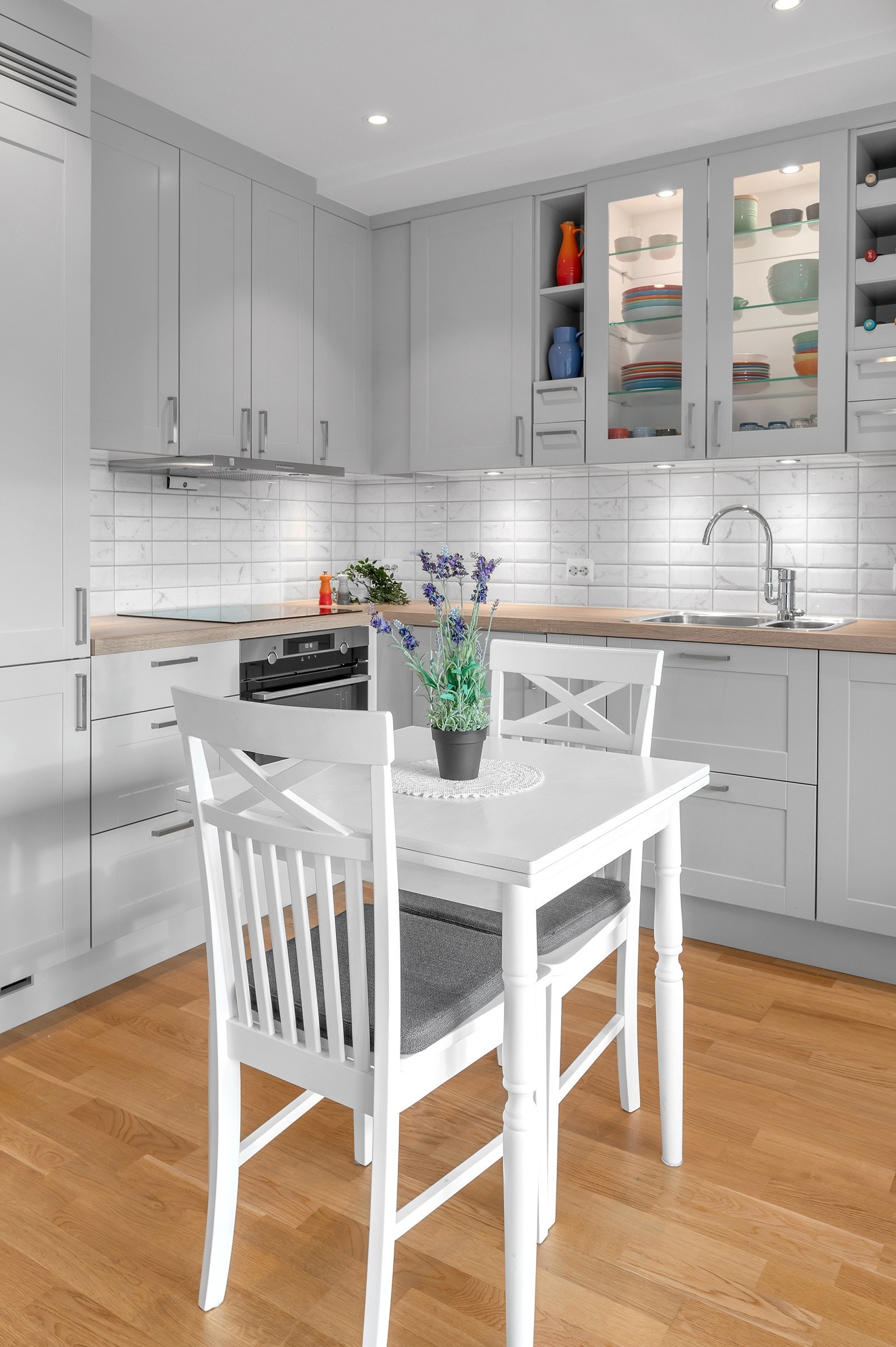 Et stilrent og flott kjøkken. Galleribilde