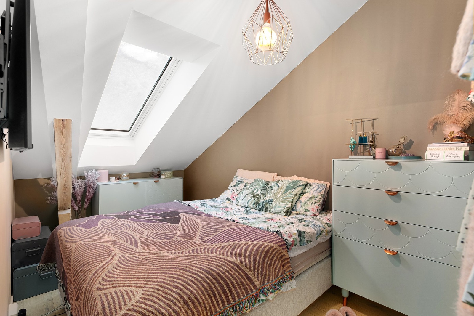 God plass til dobbeltseng. Galleribilde