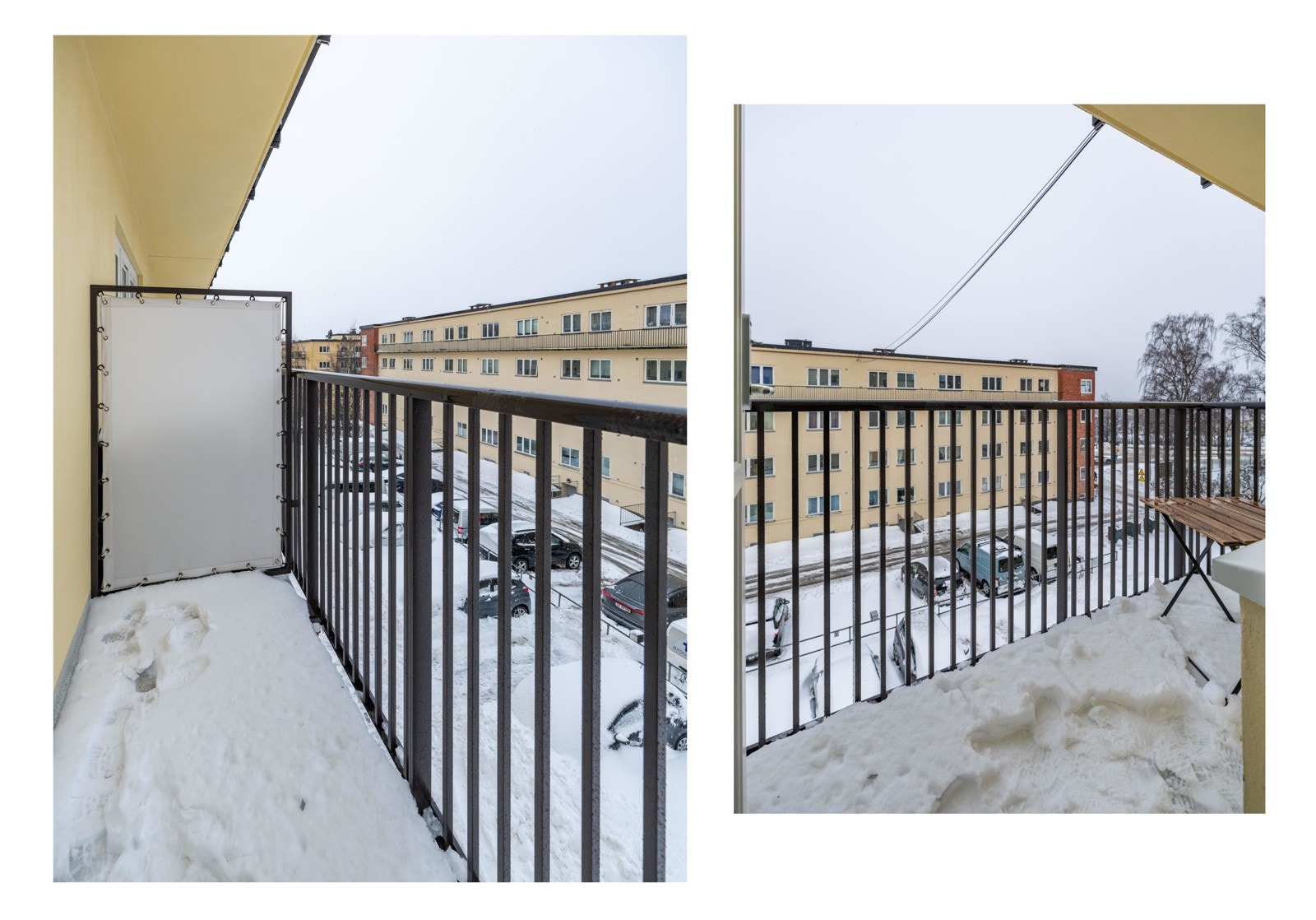 Balkongen er vendt mot sørvest, noe som betyr fine solforhold. På sommeren er det også plass til en koselig sittegruppe her ute. Galleribilde