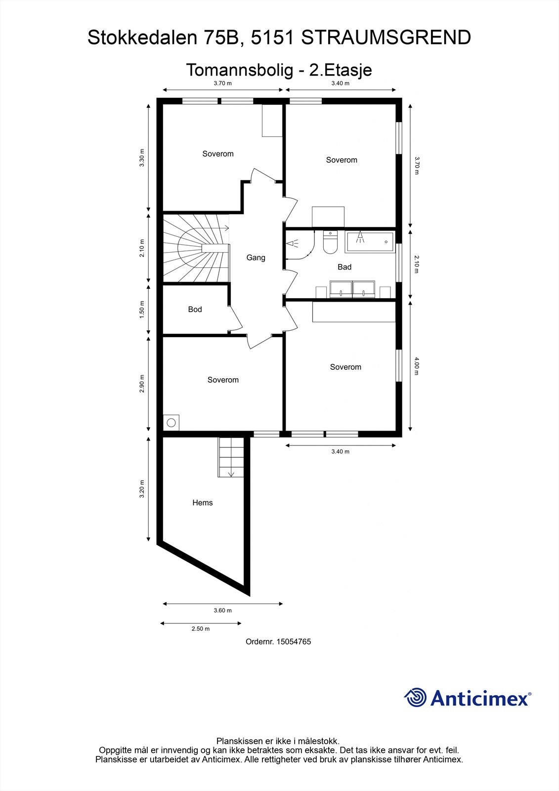 - Plantegning 2. etasje - Galleribilde