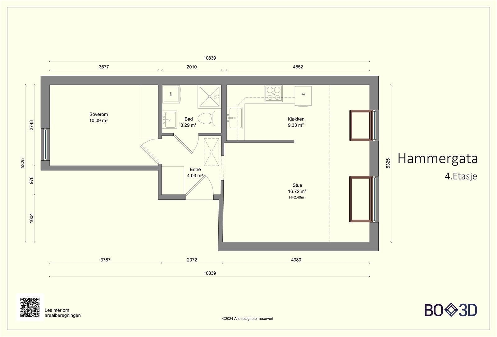 Plantegning. Galleribilde