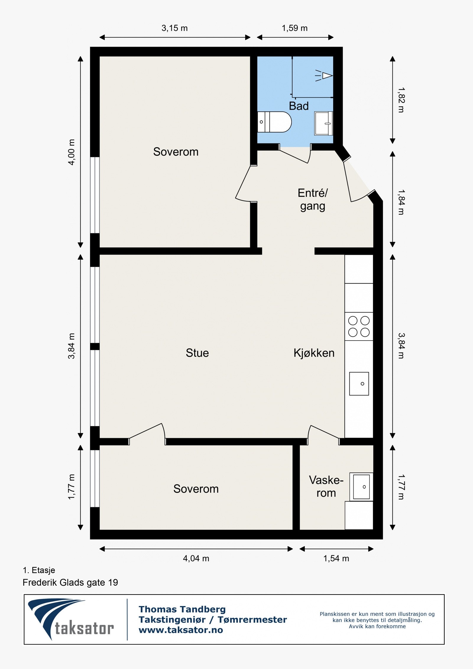 Praktisk planløsning! Galleribilde