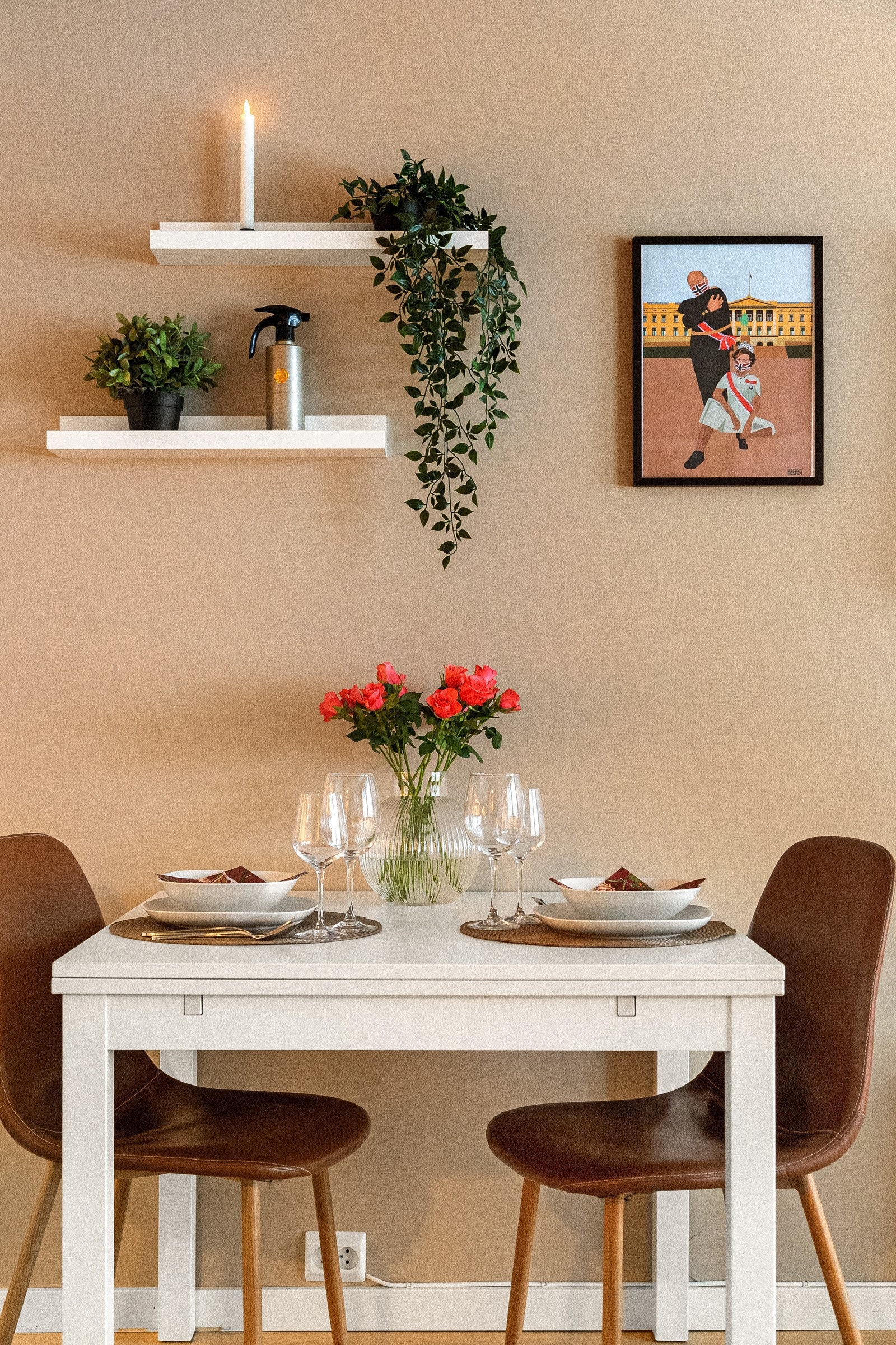 Plass til hyggelig spiseplass. Galleribilde