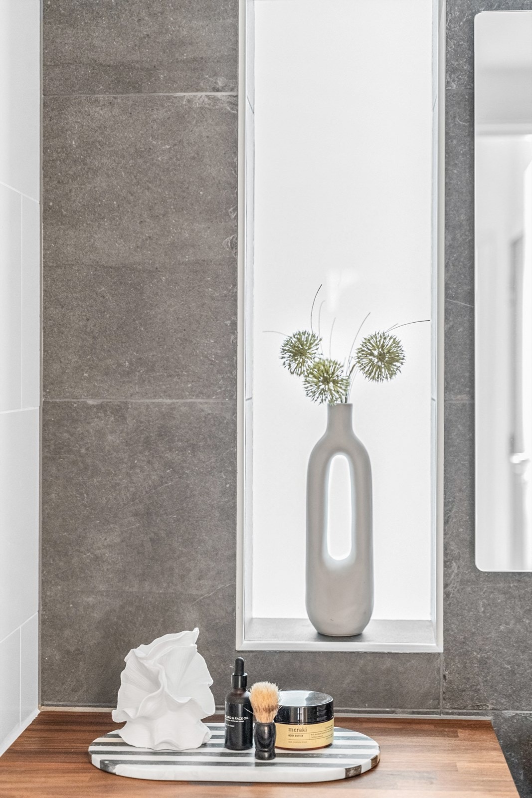 Badet har pene detaljer. Galleribilde