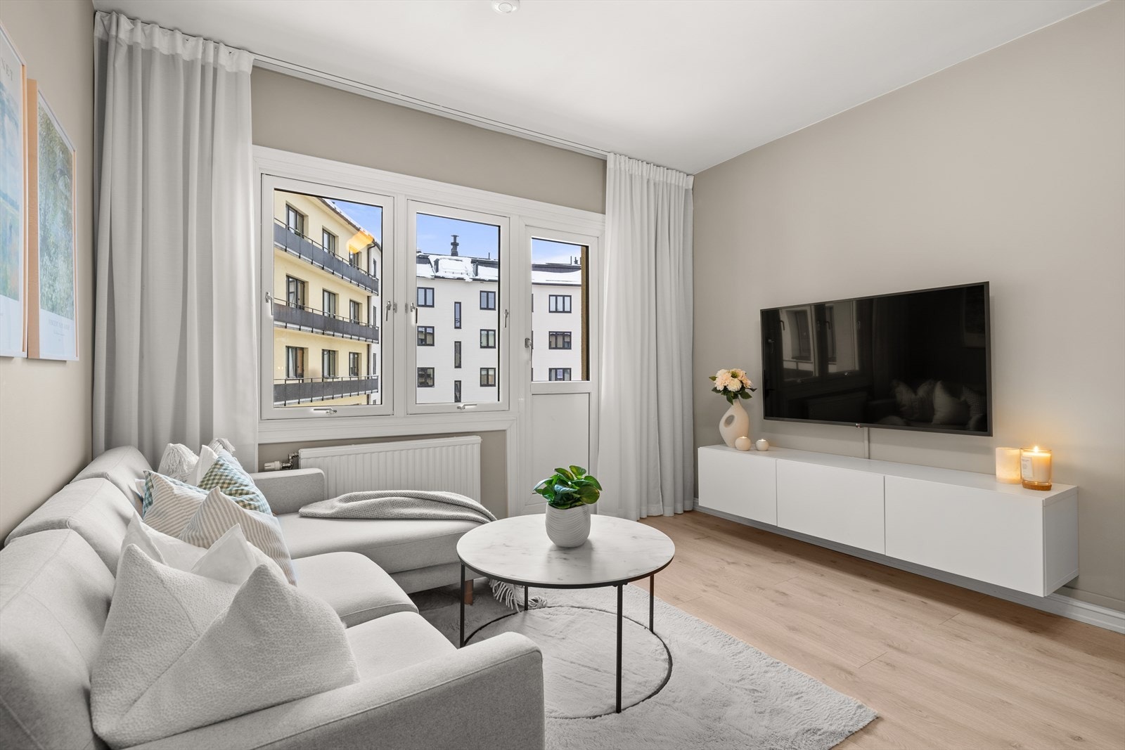 Meget pen 3-roms med god standard og praktiske løsninger. Galleribilde