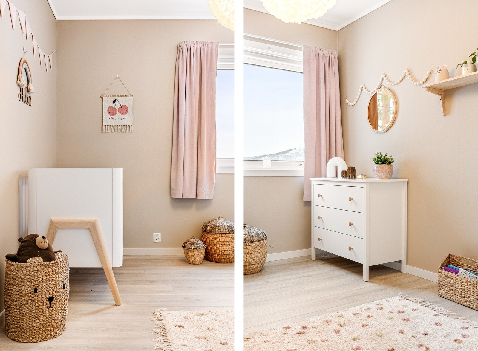 Det er installert Phillips Hue-lyssystem med dimming og fargelys på begge soverommene. Galleribilde