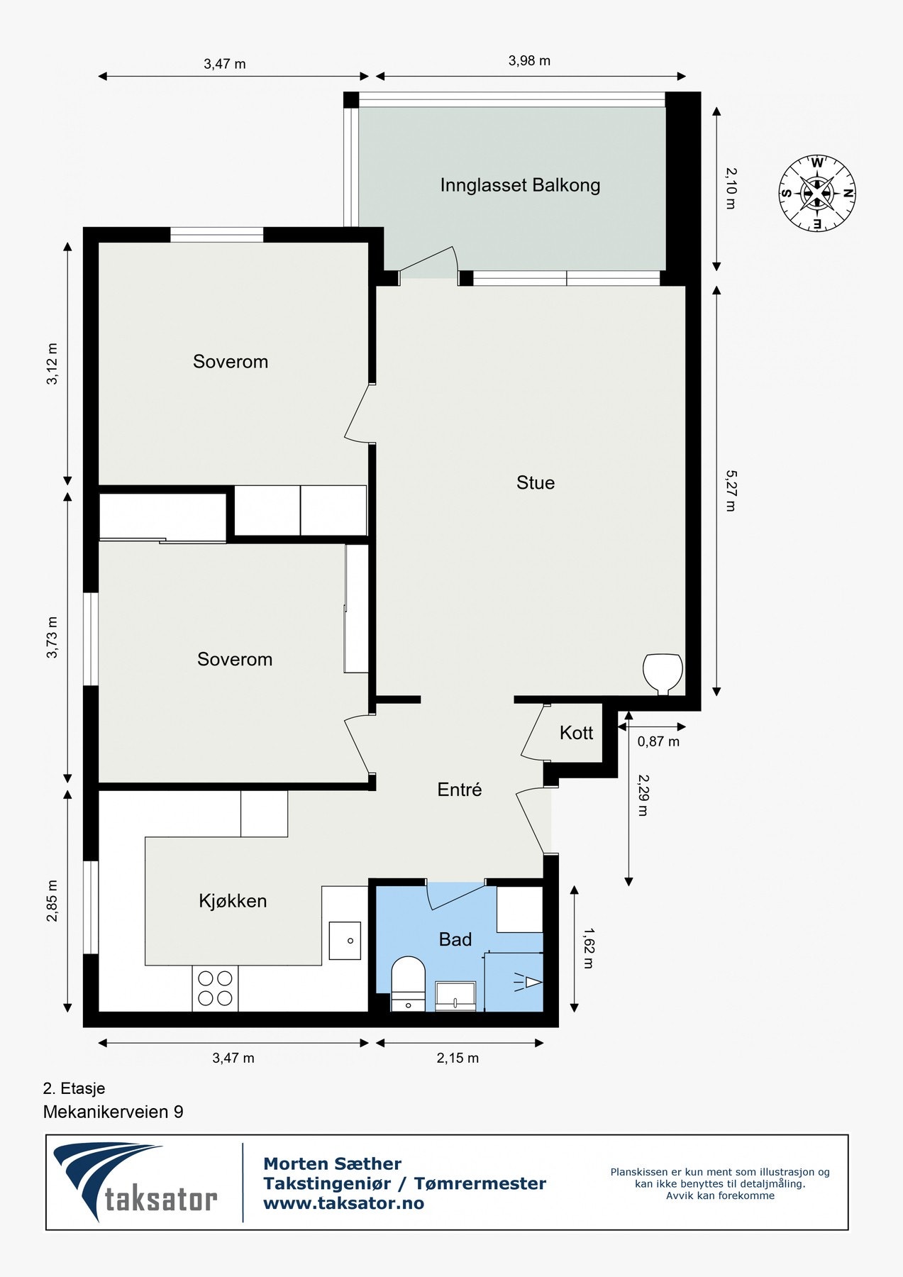 Plantegning Galleribilde