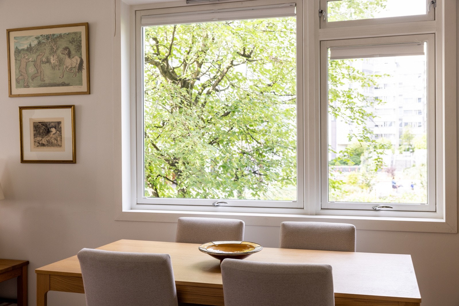 Frodig og hyggelig utsyn fra leiligheten. Galleribilde
