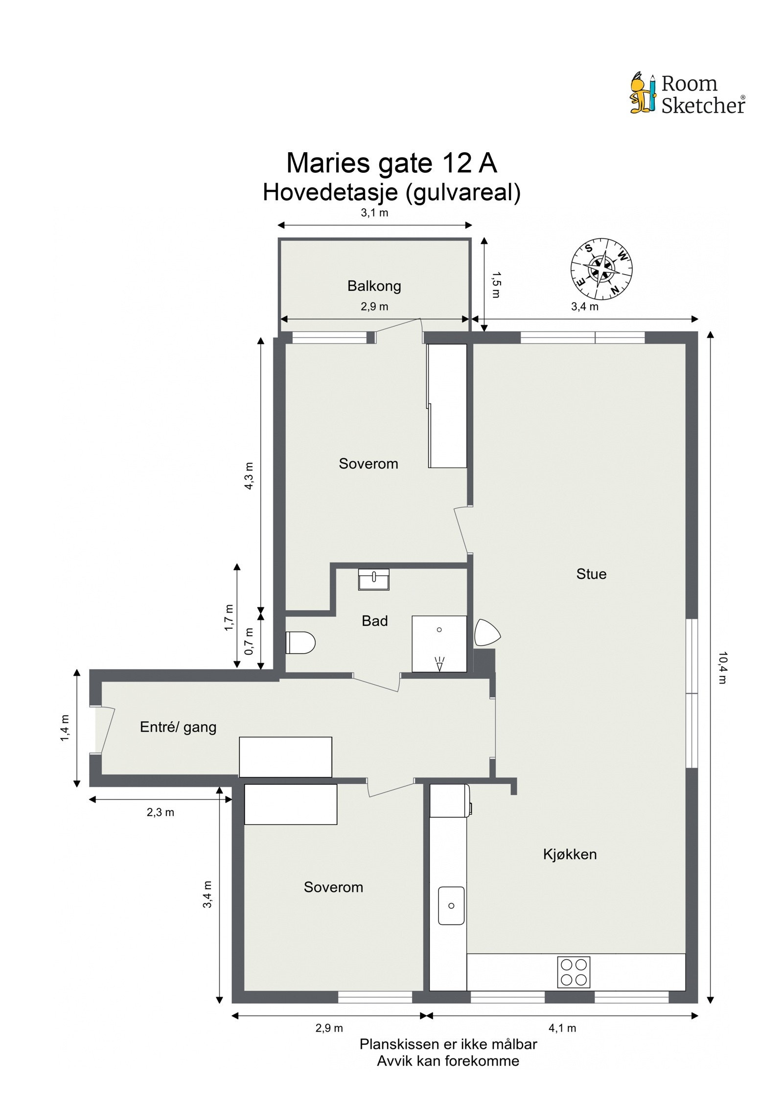 Plantegning. Galleribilde