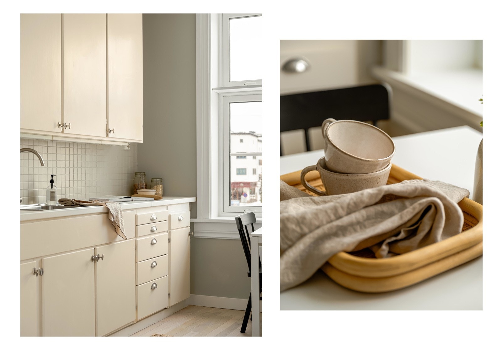 Leiligheten har en fin kombinasjon av bevarte klassiske og originale detaljer samt mer moderne oppgraderinger. Galleribilde