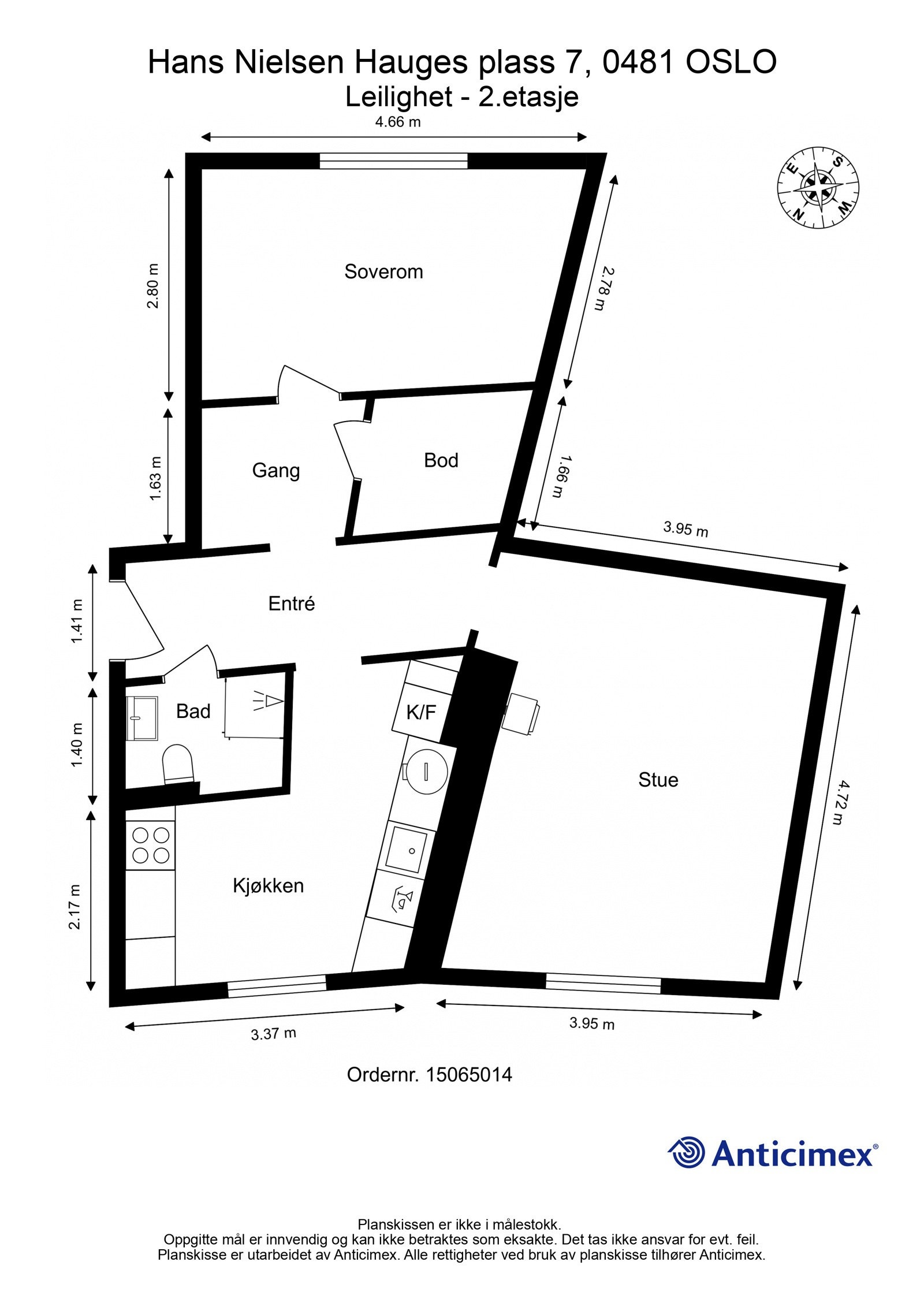 Plantegning. Galleribilde