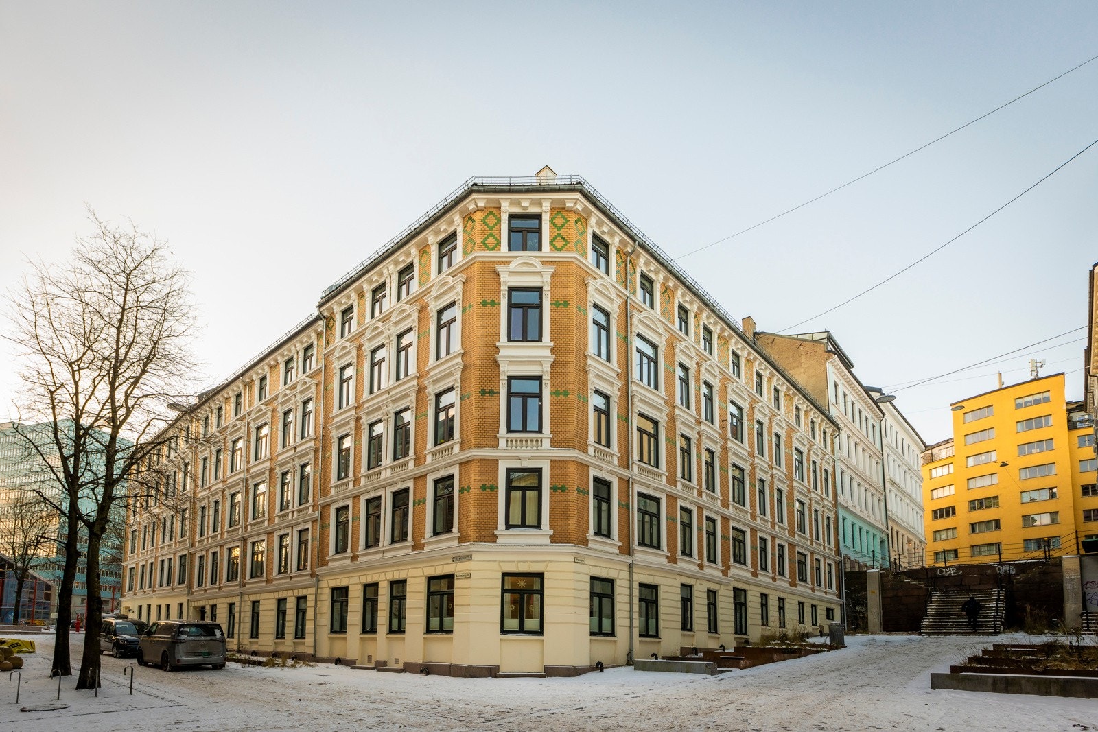 Trafikkstille miljøgate. Velkommen til visning! Galleribilde