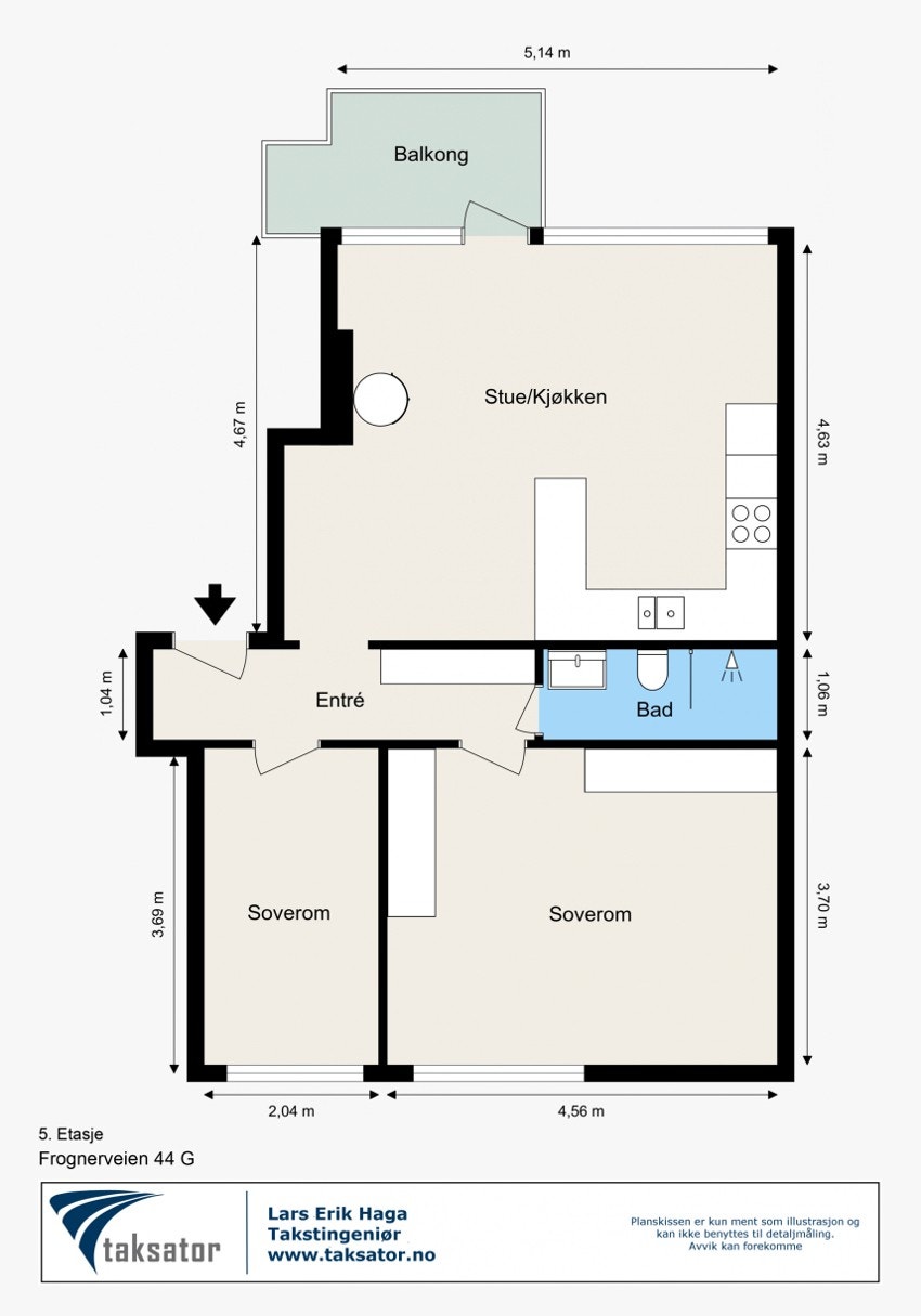 Plantegning Galleribilde