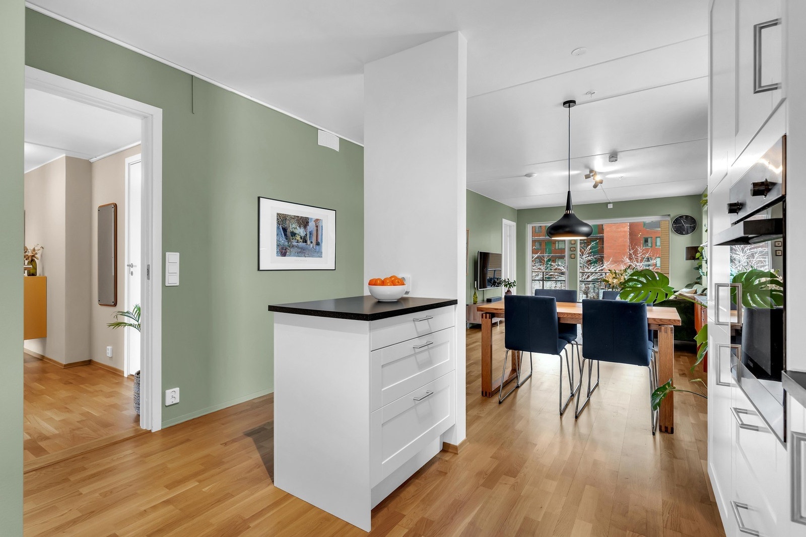 Her får du skapt en sosial sone under matlaging. Galleribilde