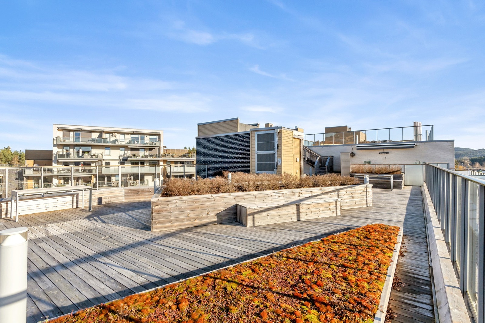 Her er det en hyggelig felles takterrasse! Galleribilde
