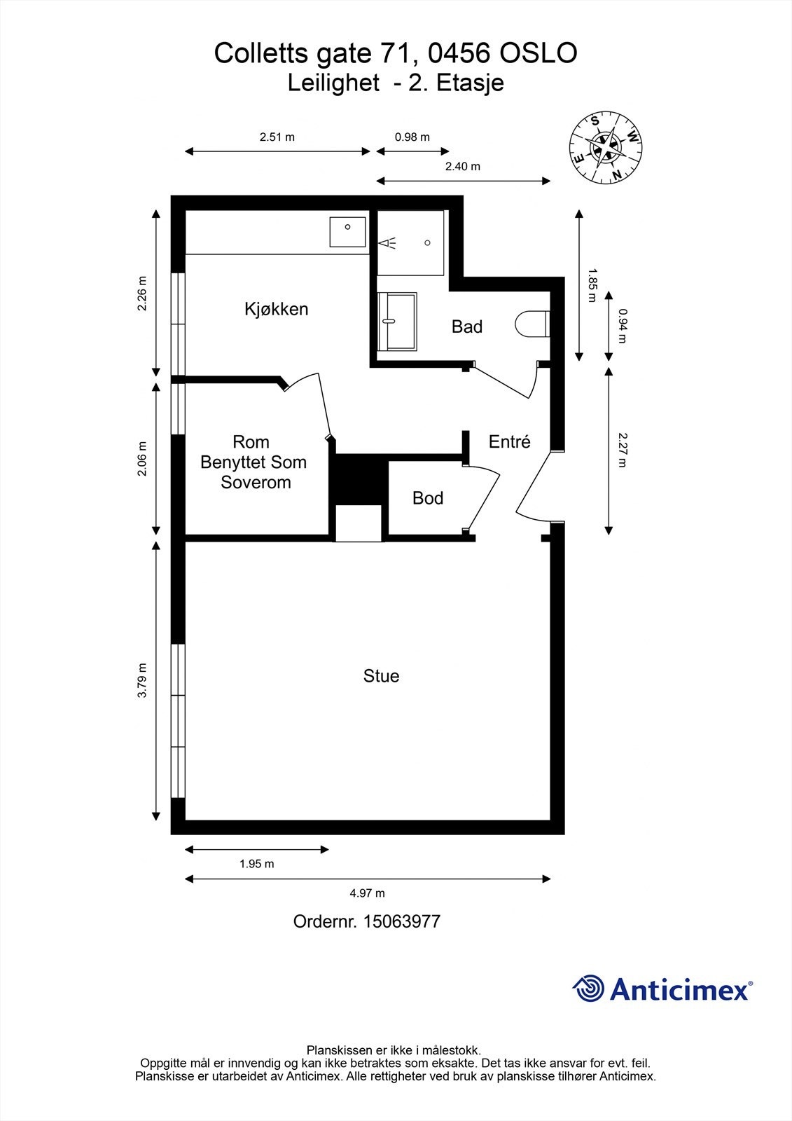 Plantegning Galleribilde