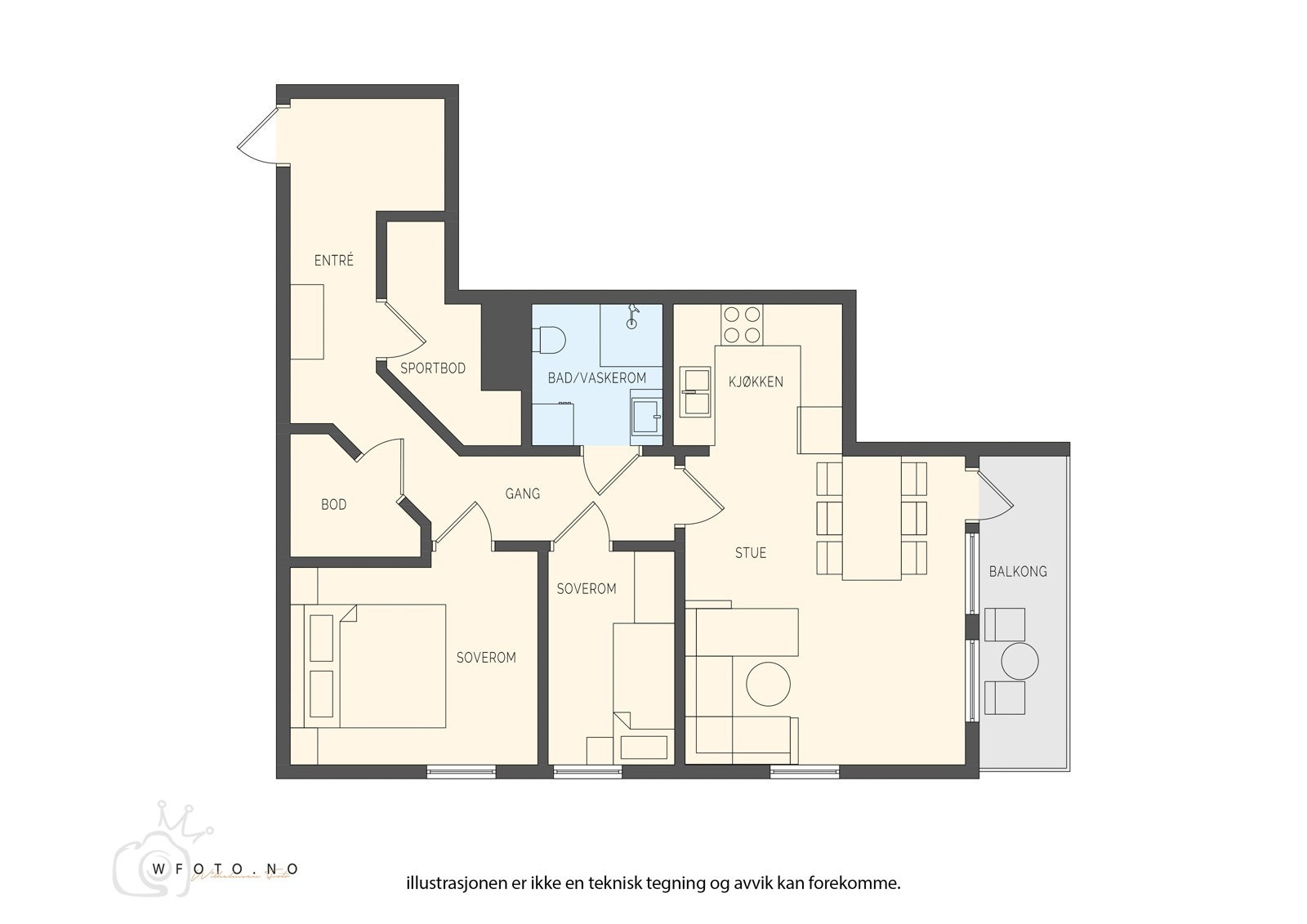 Plantegning Ytrebygdsvegen 9 Galleribilde