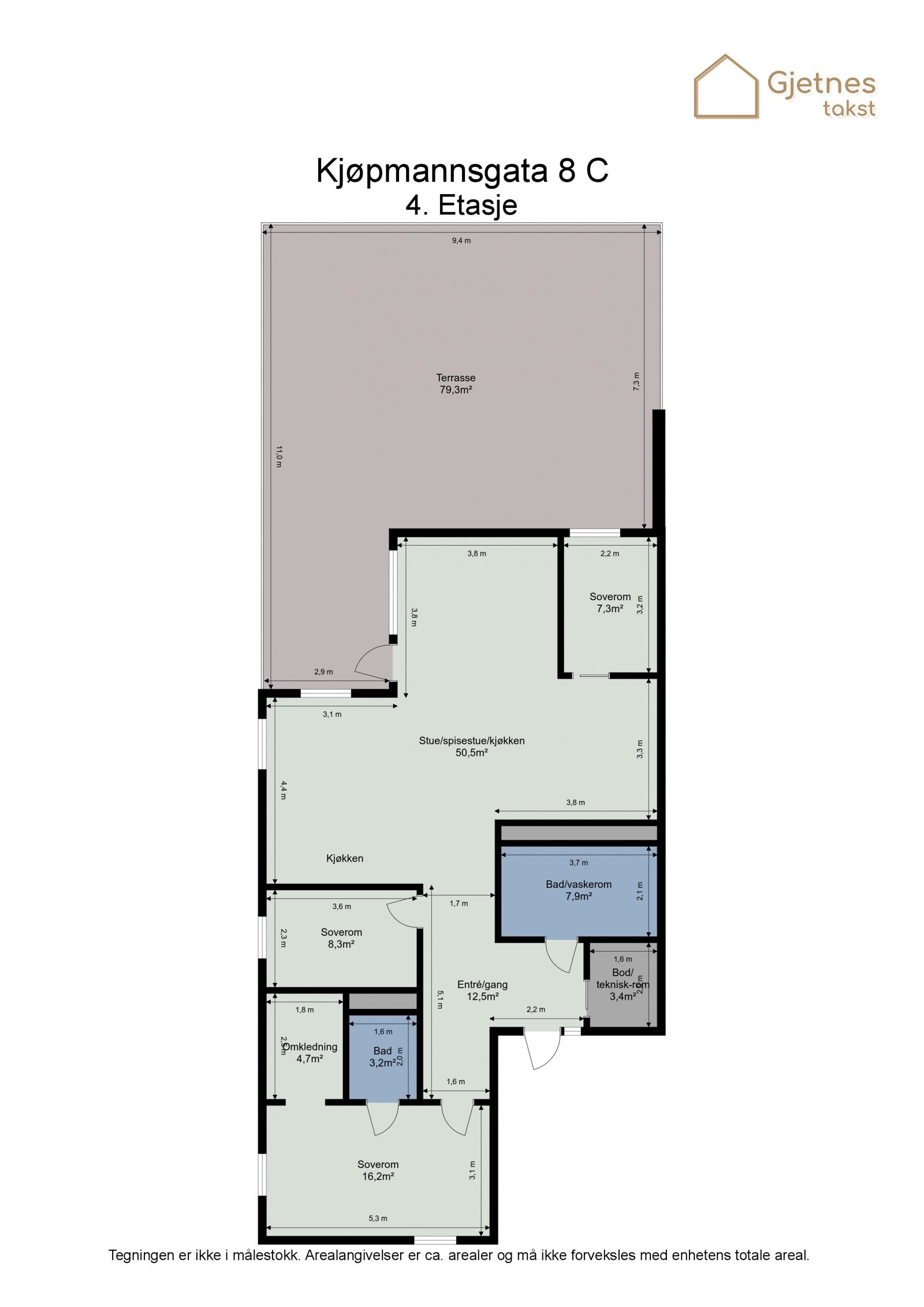 Plantegning Galleribilde