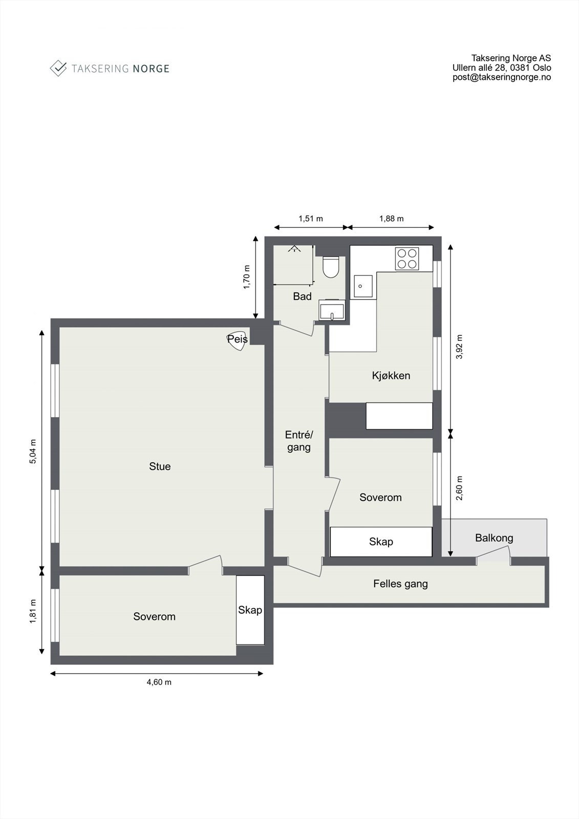 Plantegning Galleribilde
