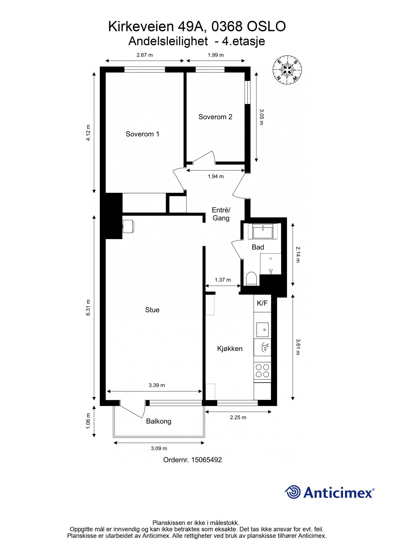 Plantegning. Galleribilde