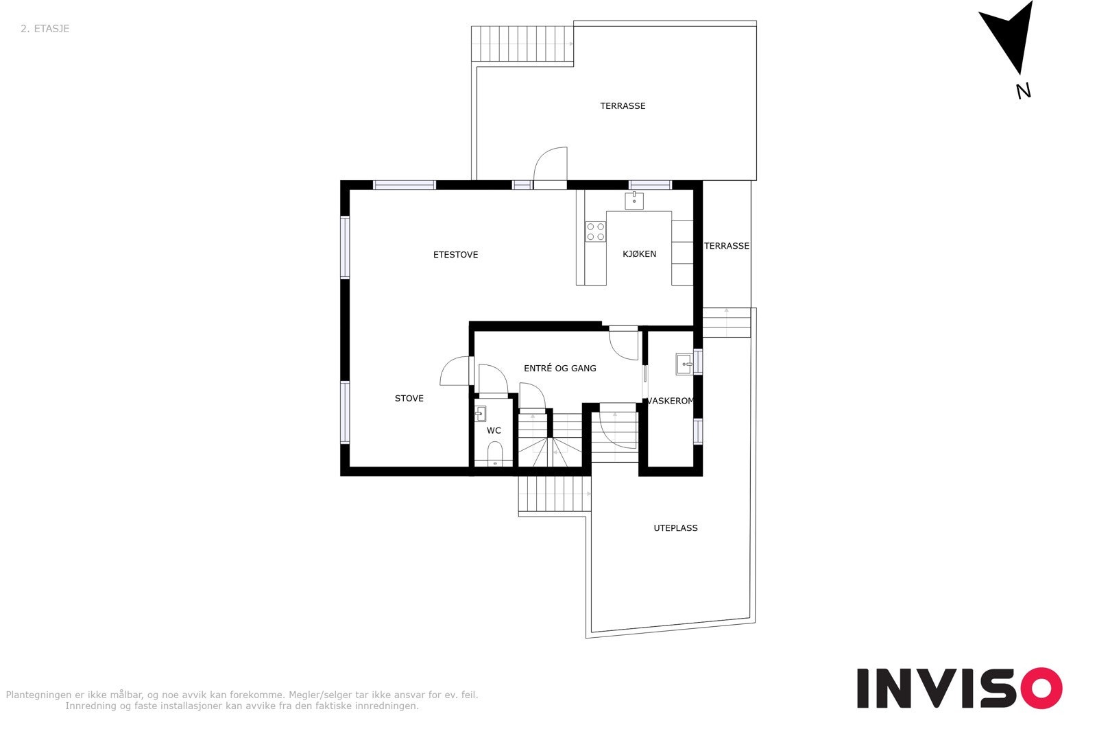 Illustrert planteikning 1.etg, avvik kan forekomme Galleribilde