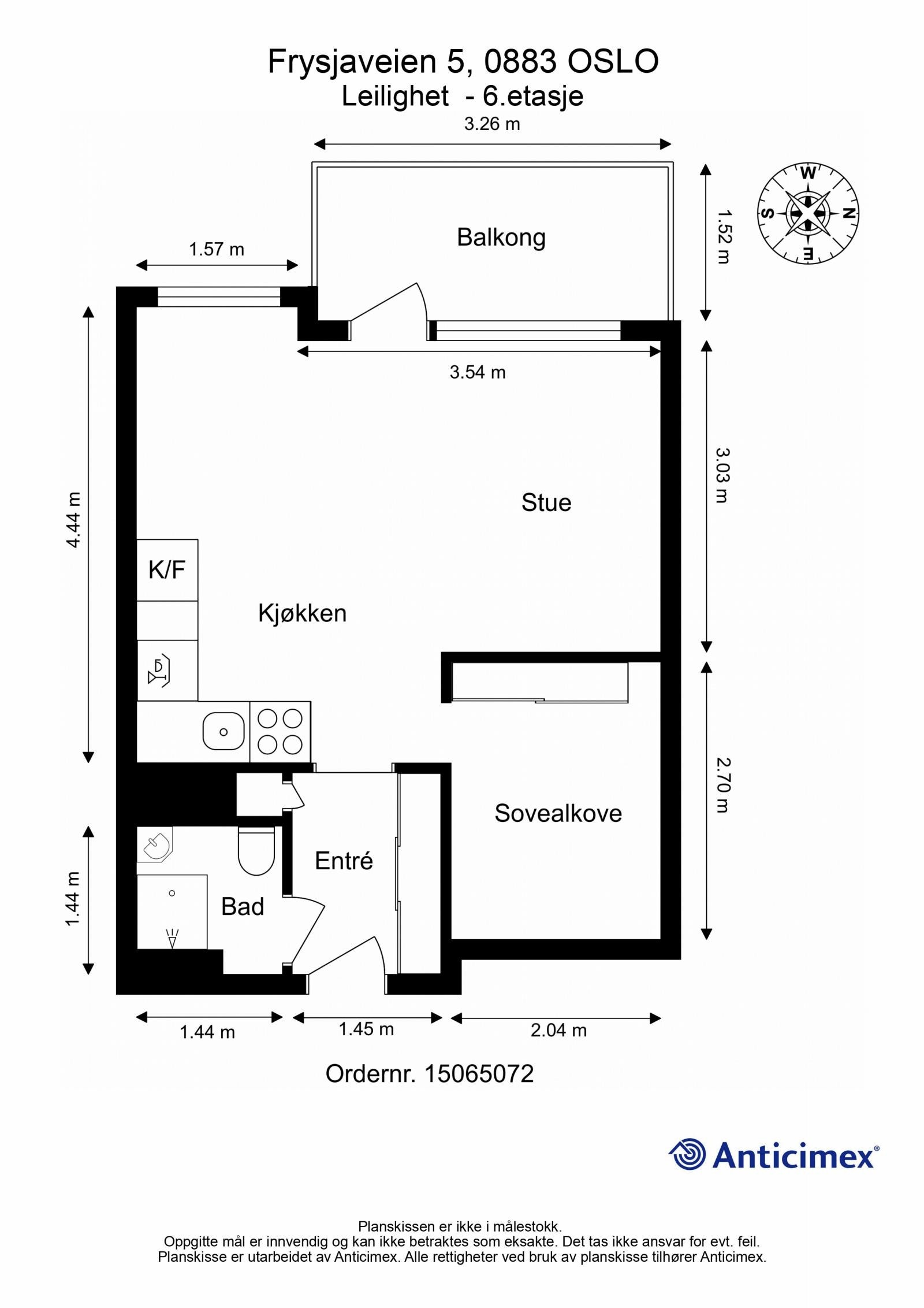 Plantegning Galleribilde