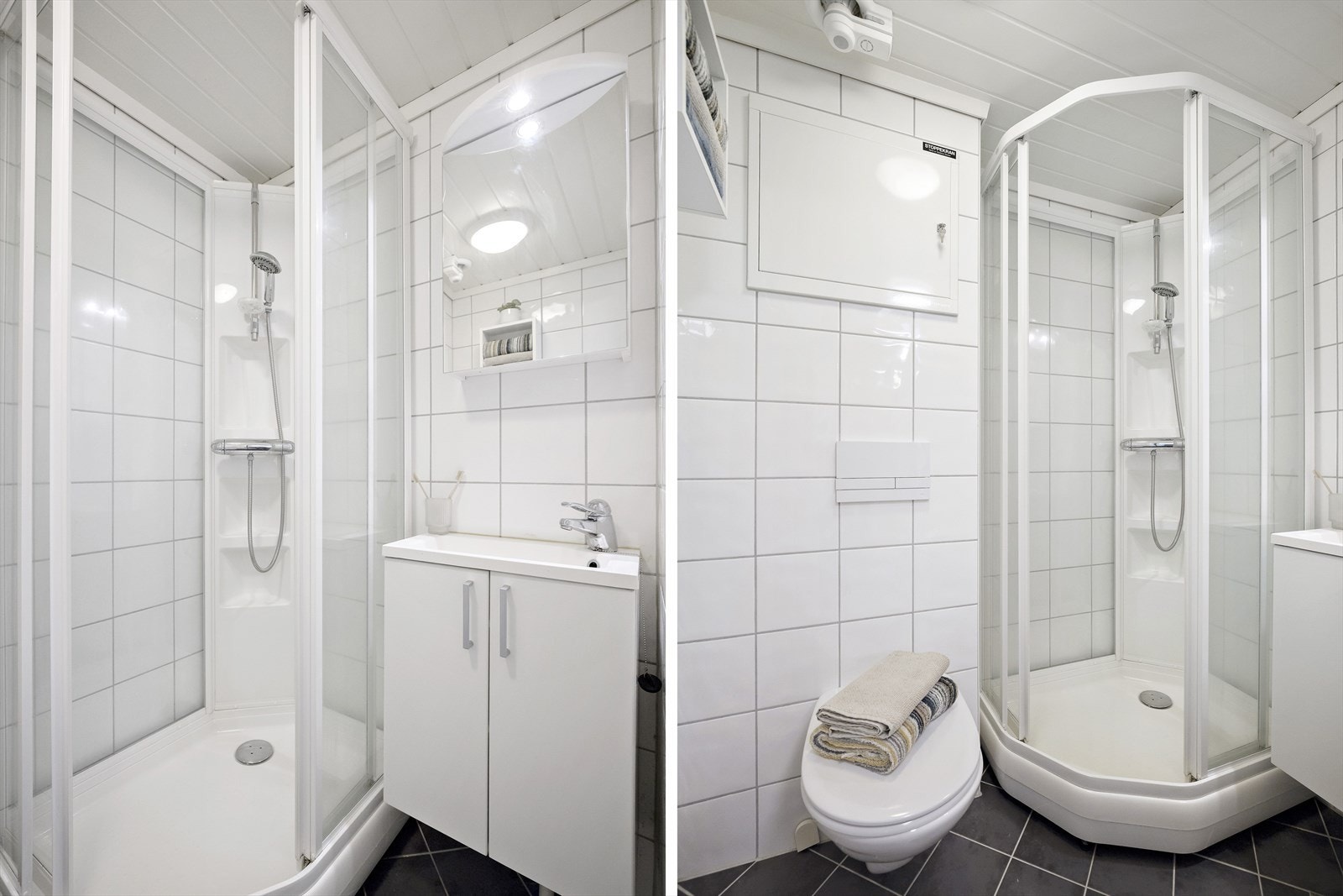 Pent flislagt bad Galleribilde