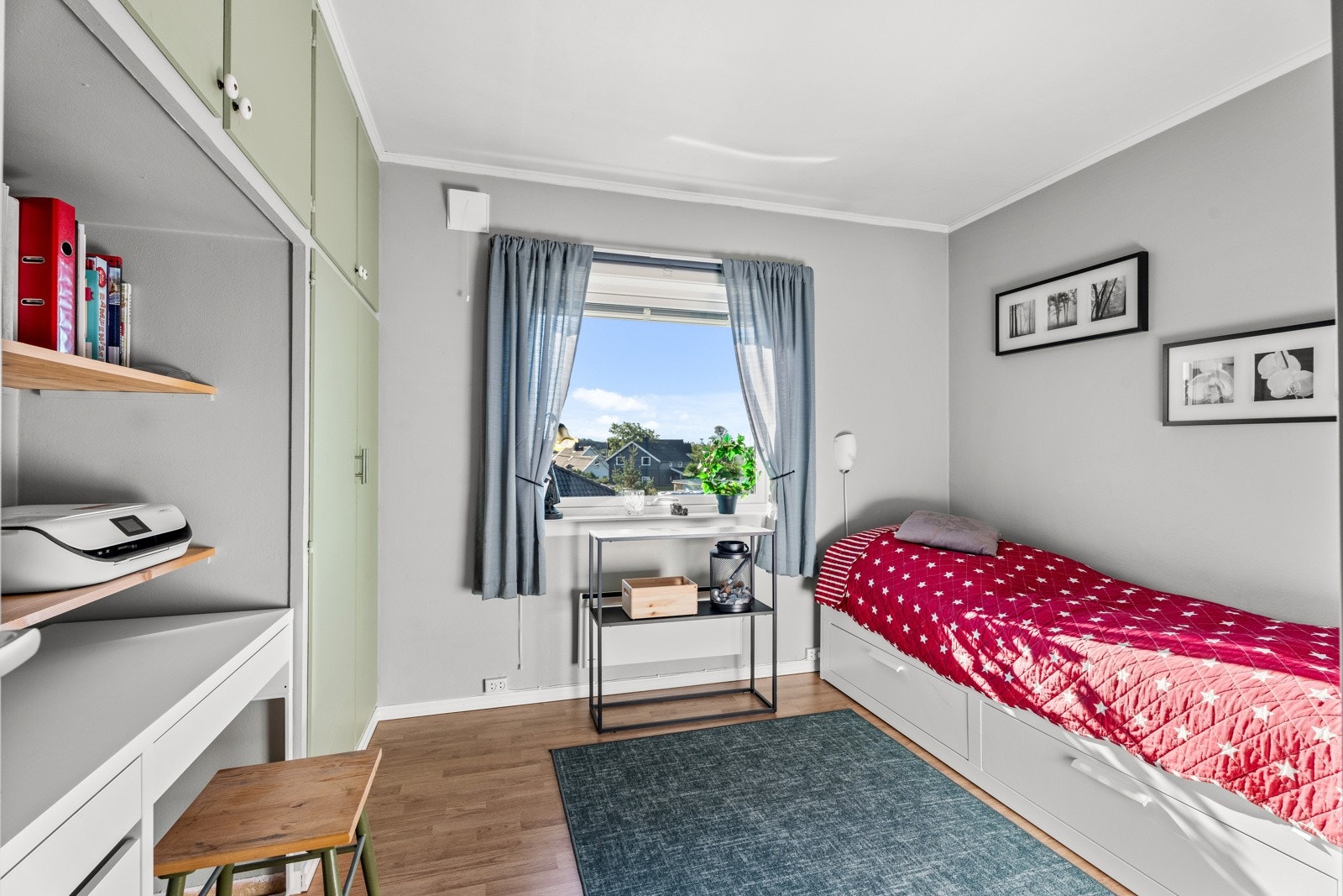 Fin størrelse på soverom nr. 2 også. Galleribilde