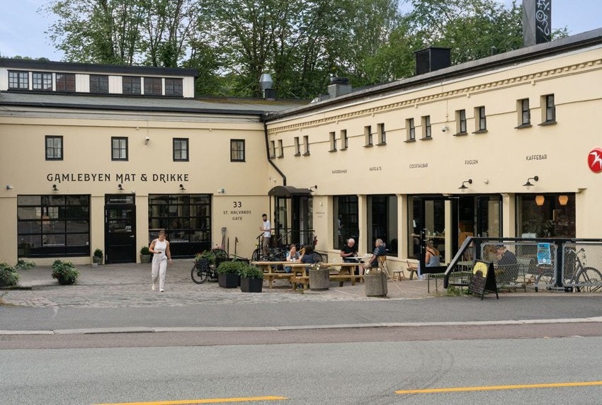 Nærområdet byr på Fuglen kafé og ZZ pizza Galleribilde