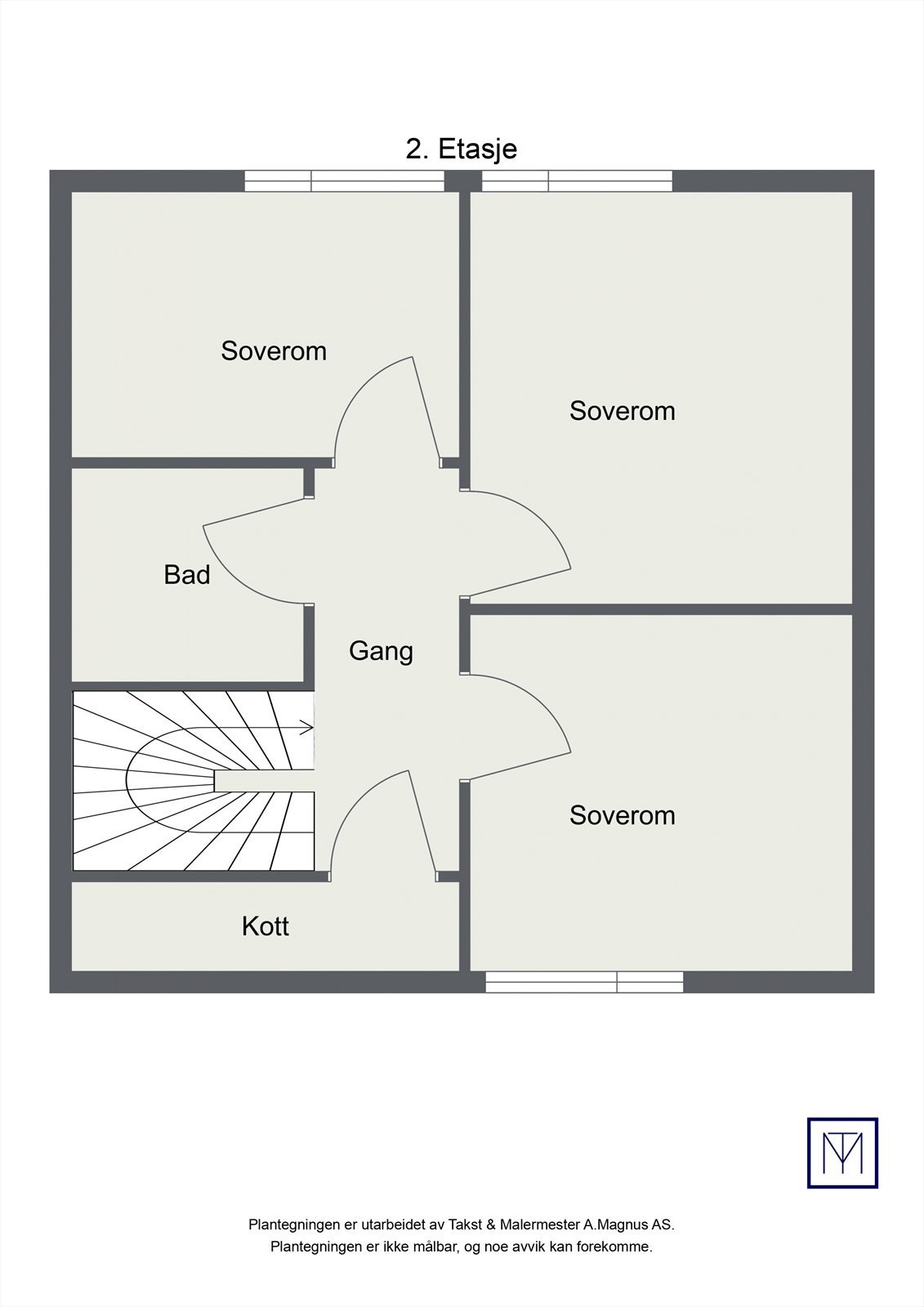 Plantegning - 2. etasje Galleribilde