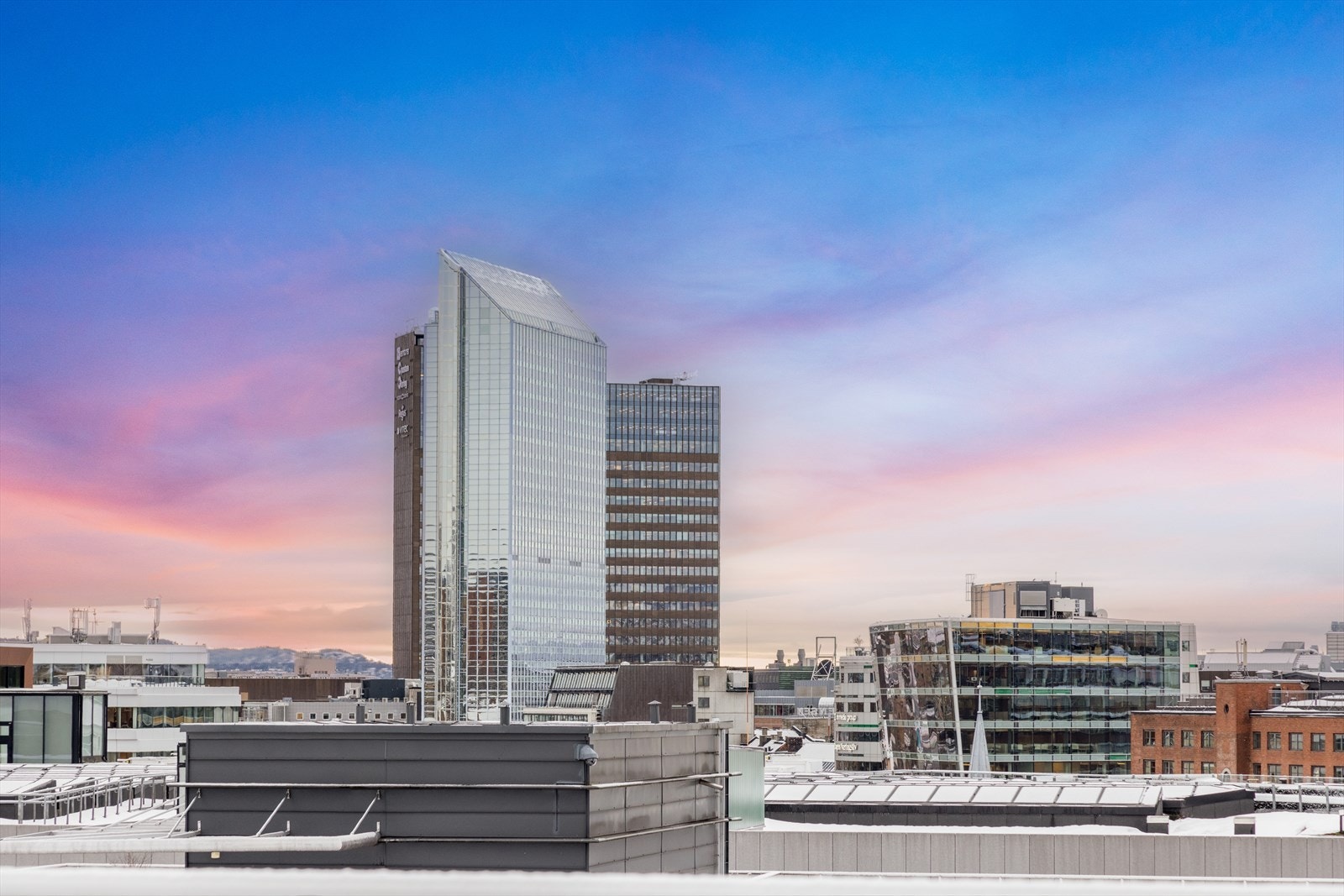 Utsikt fra takterrassen. Galleribilde