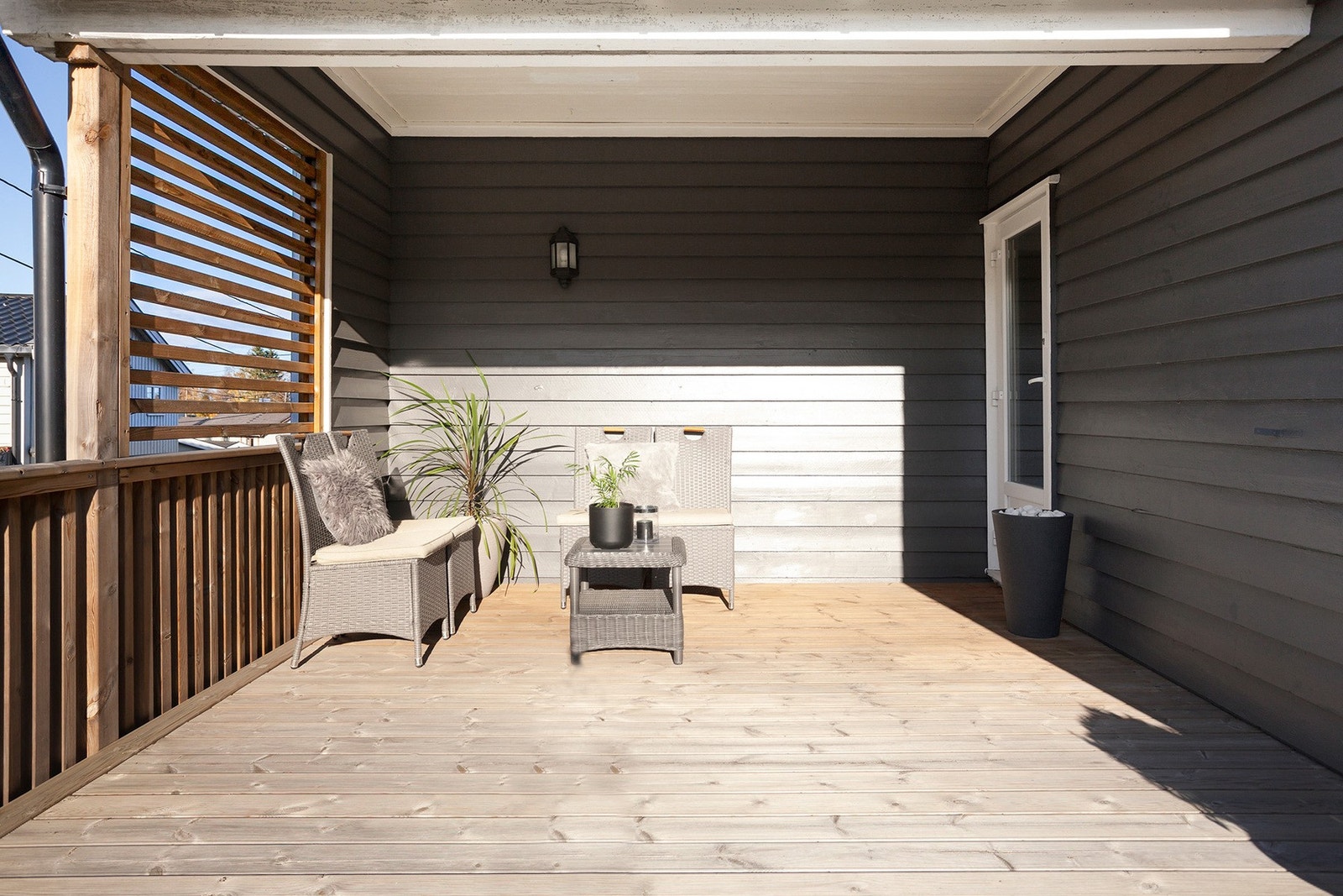 Et fantastisk uteområde for å nyte varme sommerdager. Galleribilde