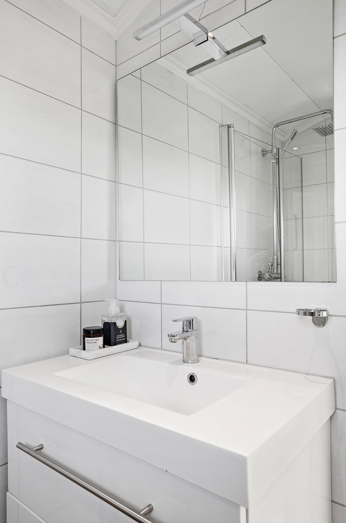 Badet er utført i samme stil som det i første etasje. Galleribilde