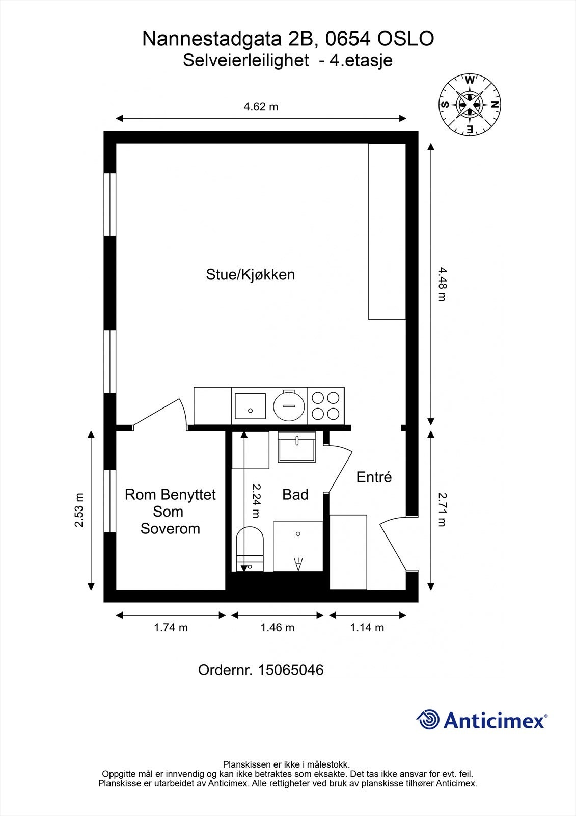 Plantegning Galleribilde
