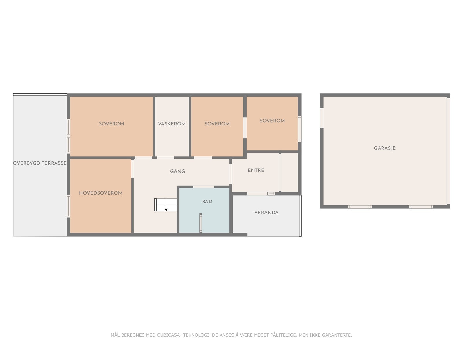 Planløsning 1. etasje. Galleribilde