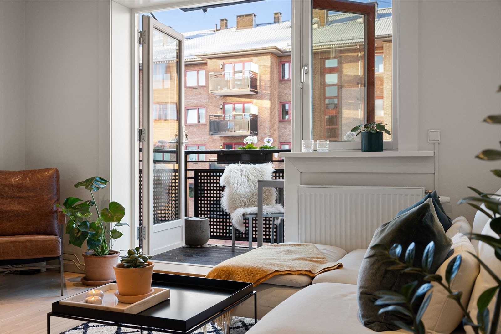 Balkongen ble bygget i 2013. Galleribilde