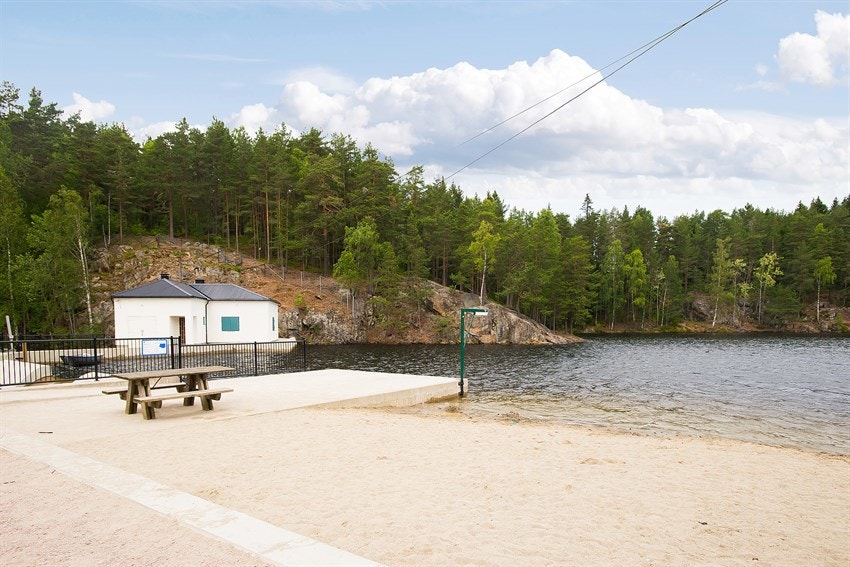 Nøklevannet med bademuligheter ligger også i nærheten Galleribilde
