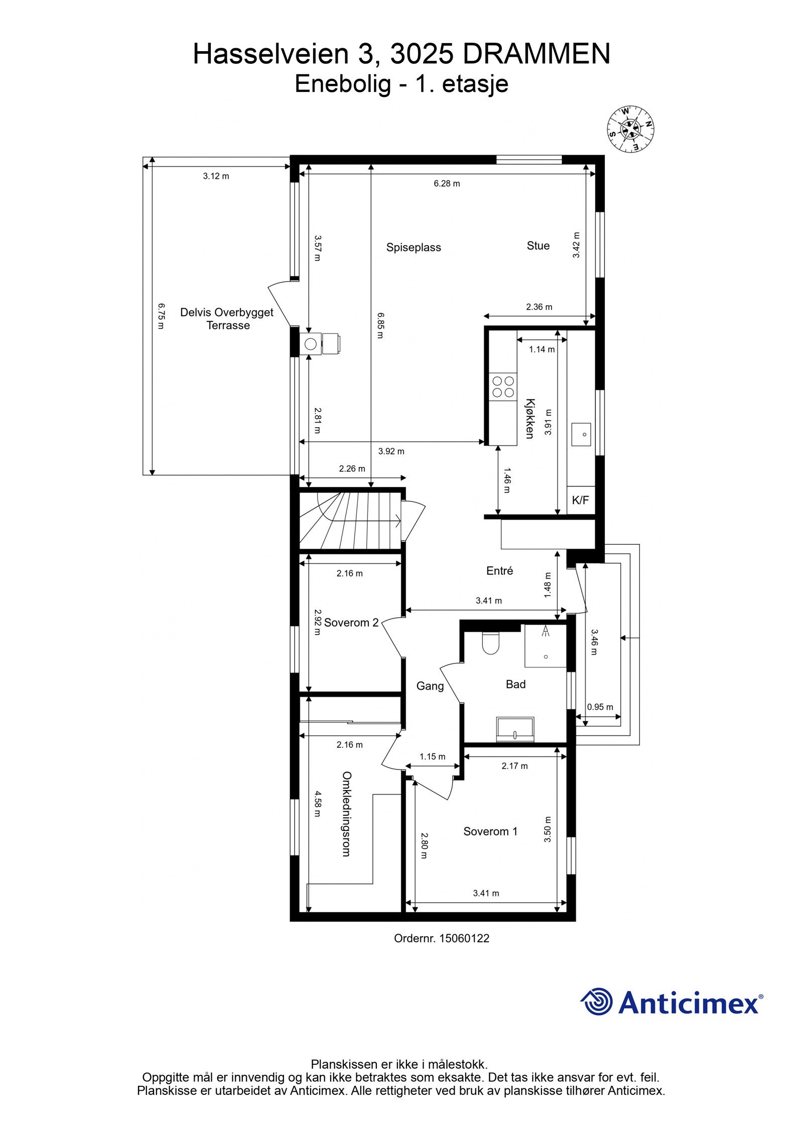 Plantegning underetasje. Galleribilde