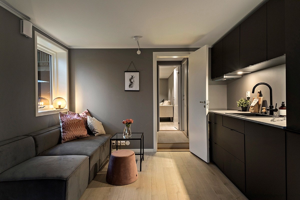 Utleiedel i underetasje med låsbar dør til hoveddelen. Galleribilde