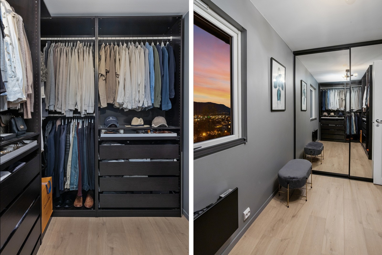 Soverom 3 er innredet som ett walk in closet. Galleribilde