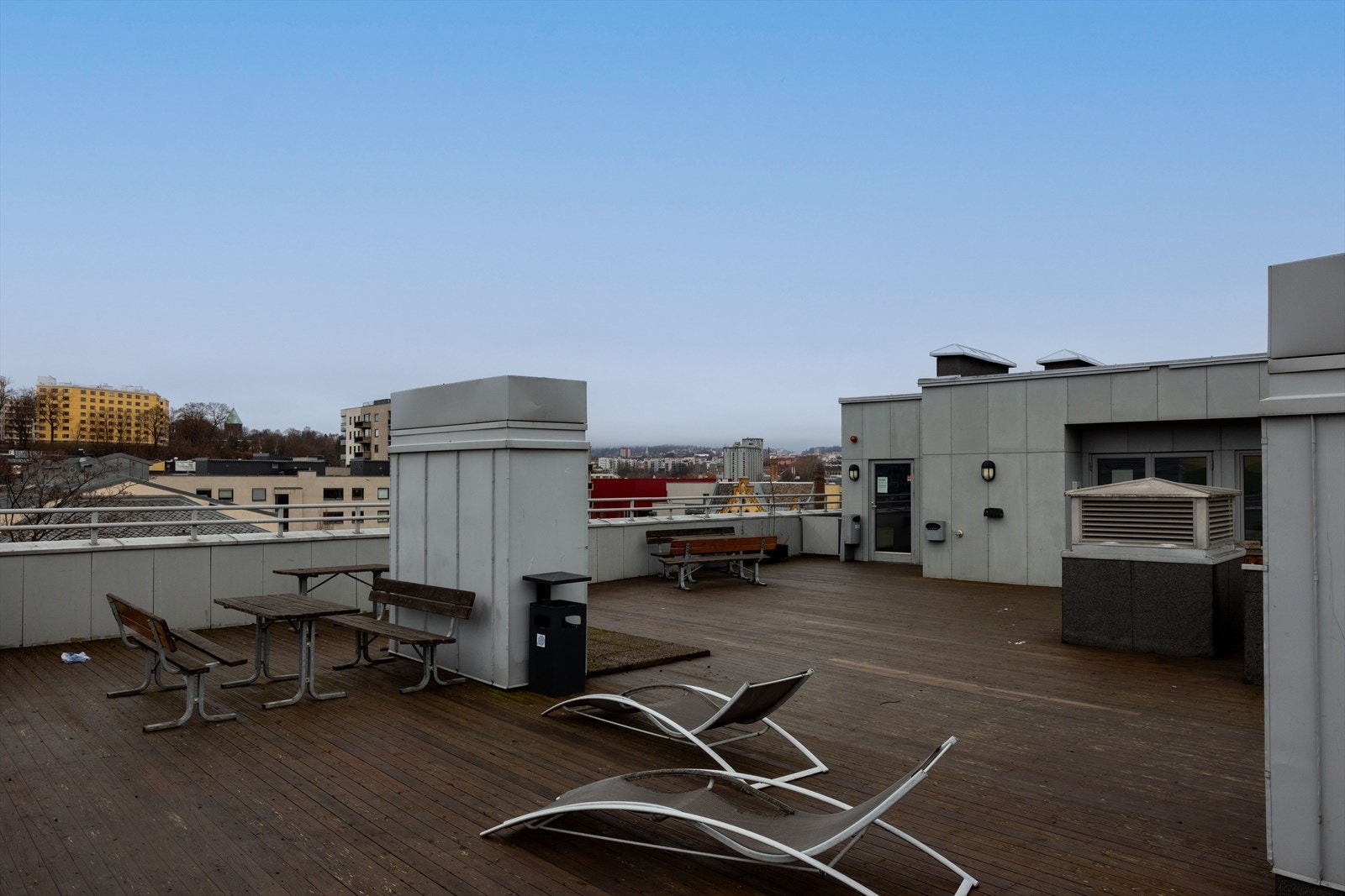 Sameiet har tilgang til flere felles takterrasser. Galleribilde