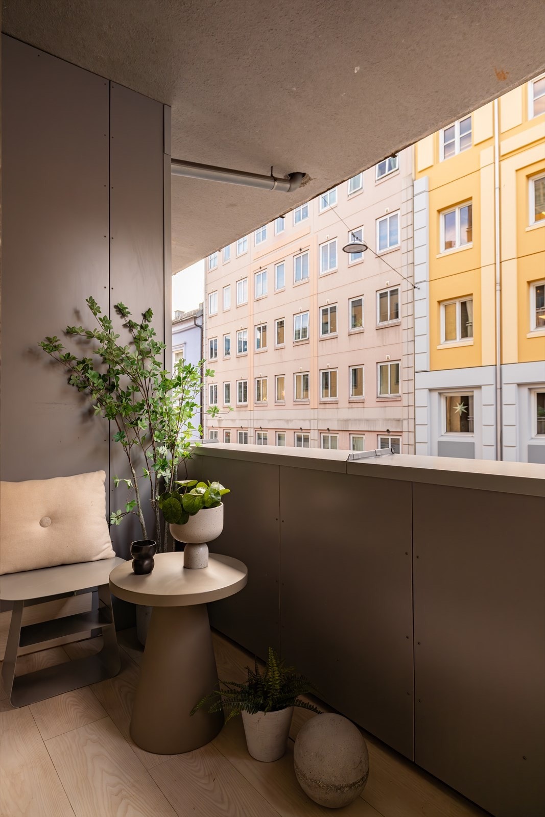 Her er det plass til ulike utemøbler Galleribilde