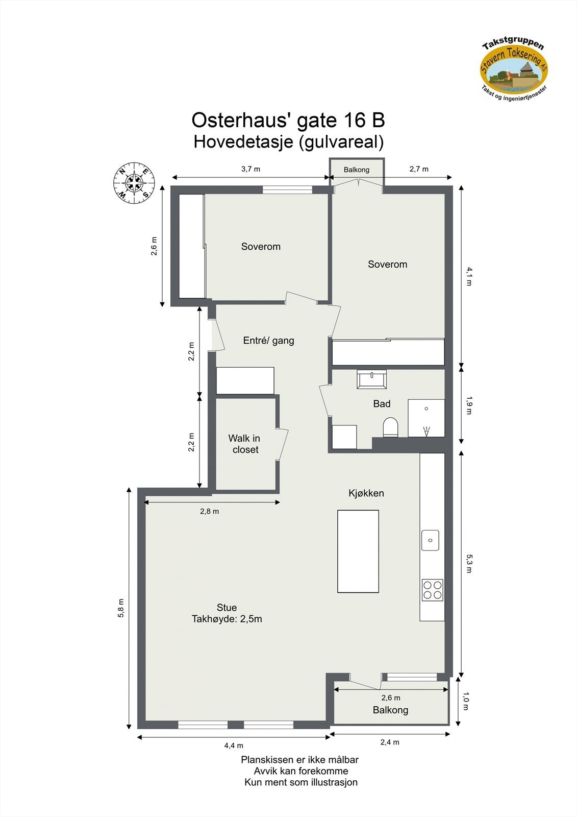 Plantegning Galleribilde