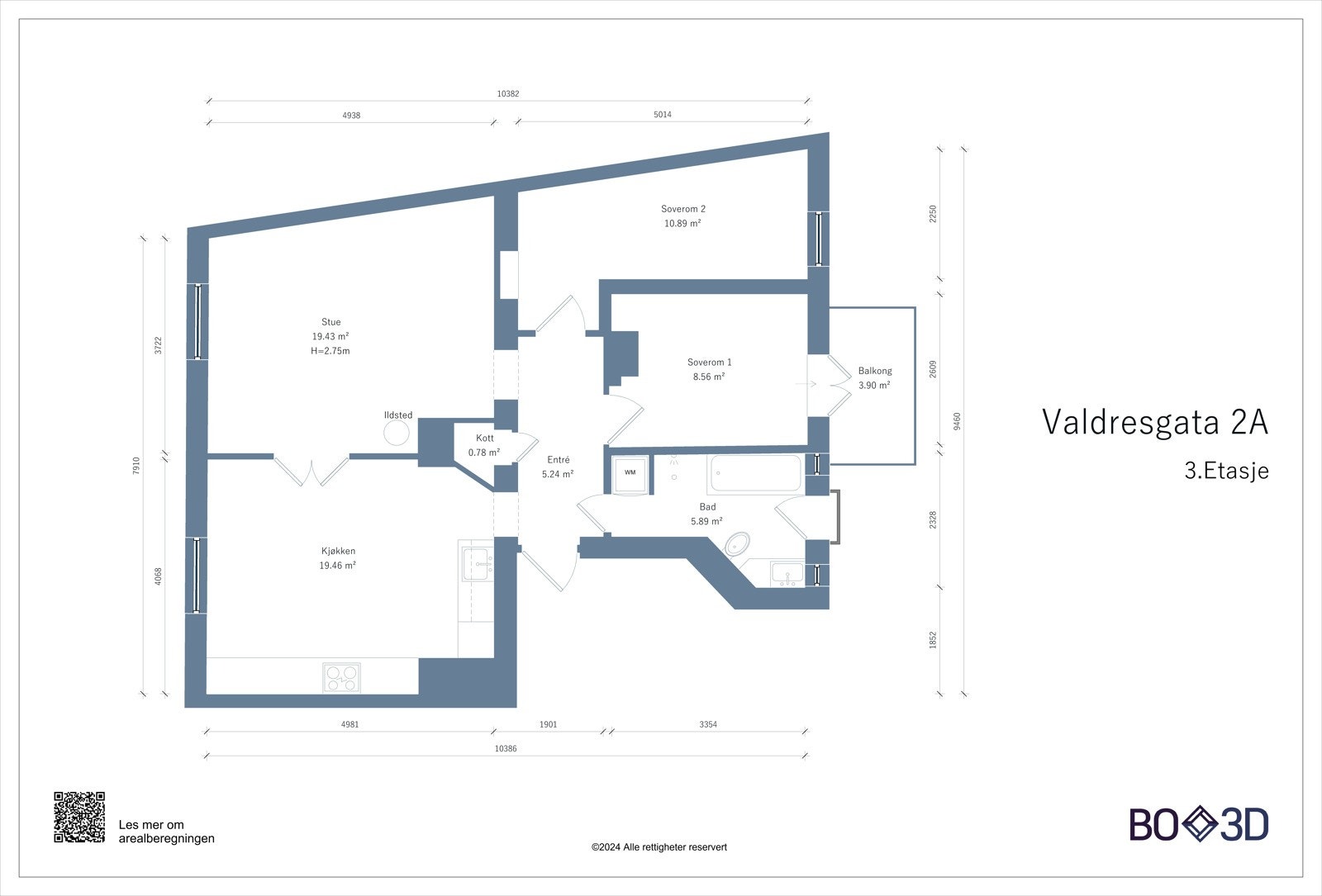 Plantegning anr. 13 Galleribilde