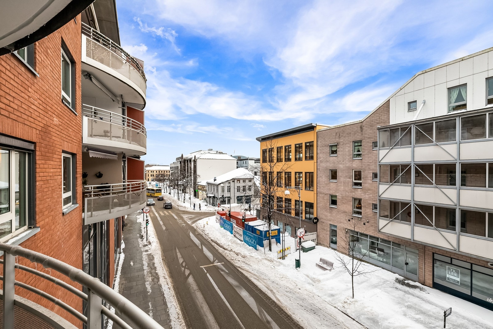 Utsikt fra balkongen Galleribilde