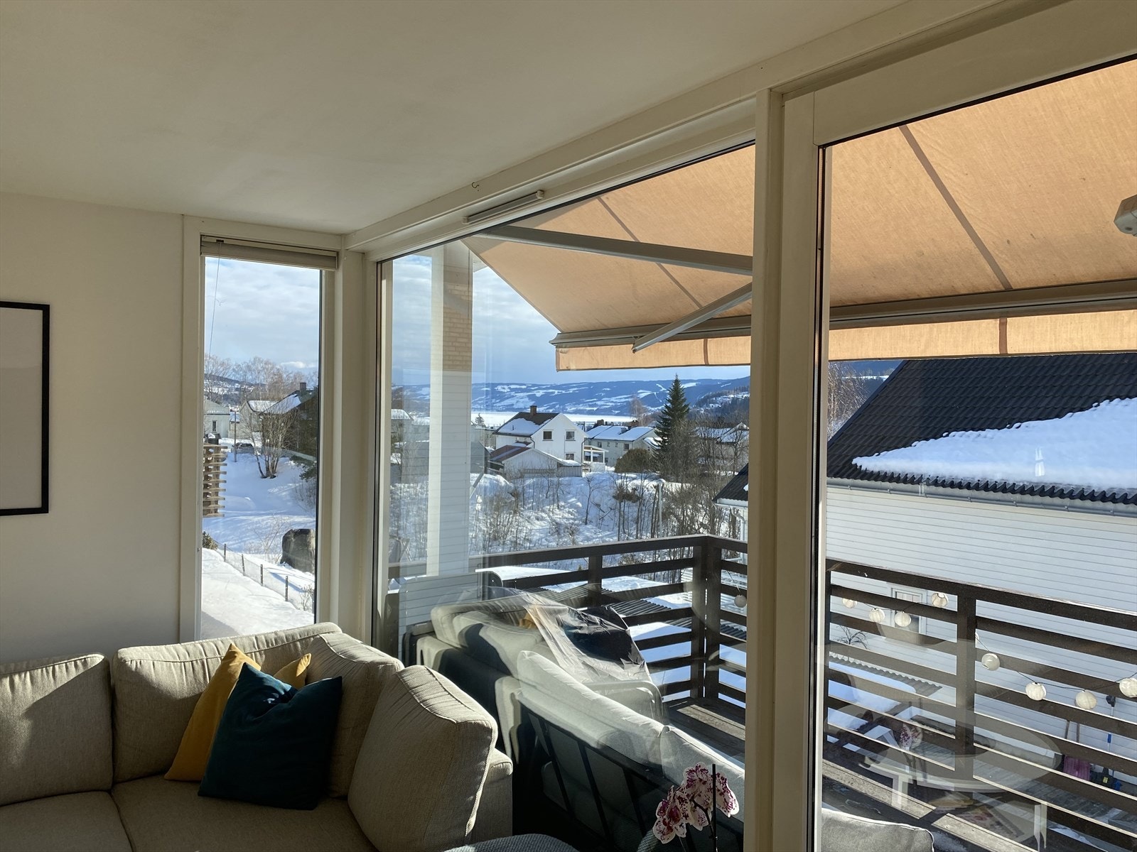 Flott utsikt fra boligen! Galleribilde