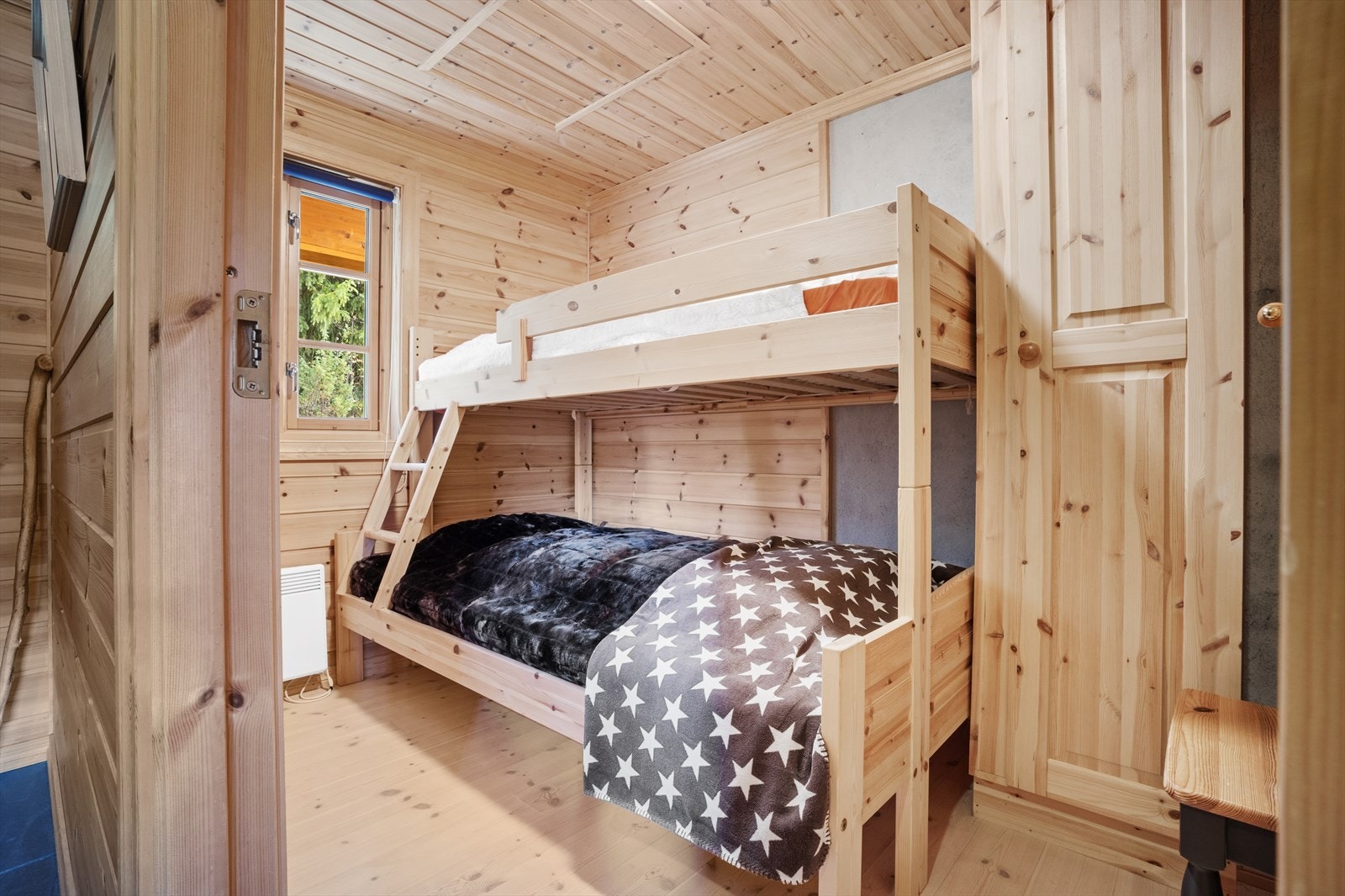 Hvert rom har plass til nødvendige møbler samt garderobe Galleribilde