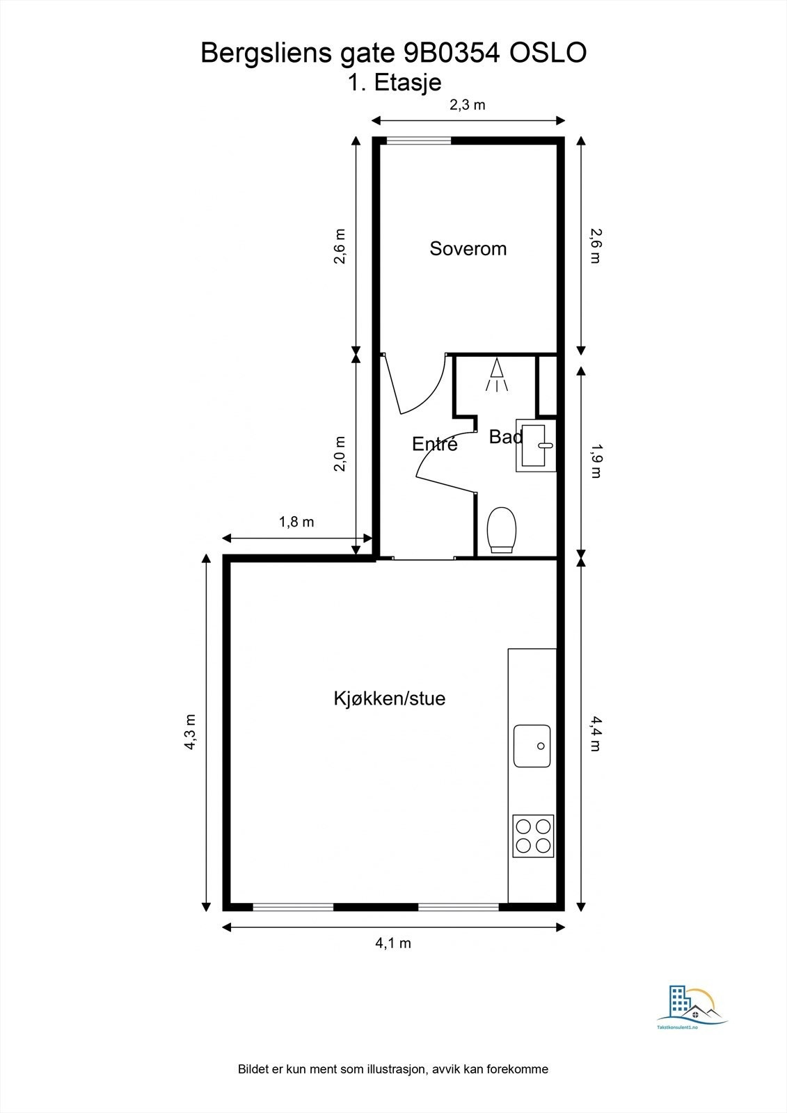 Plantegning Galleribilde