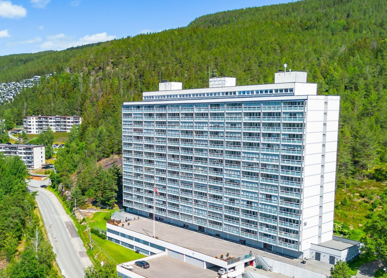 Velkommen til Solås Borettslag, bestående av 140 solrike leiligheter. Galleribilde