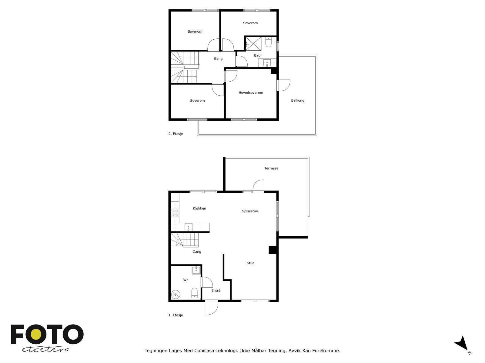 Veiledende plantegning - Ikke målbar Galleribilde